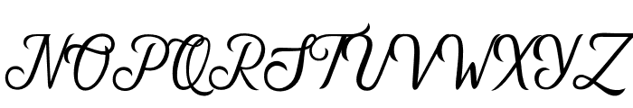 Atlana Font UPPERCASE