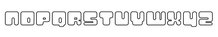 Atomic Blip Outline Font LOWERCASE