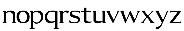 Aureate semi-bold Font LOWERCASE