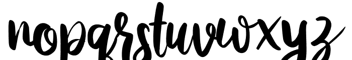 Austhina Brush Calligraphy-Regula Font LOWERCASE