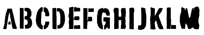 AutobahnVector Font UPPERCASE