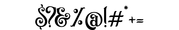 AvartaCadavra-Regular Font OTHER CHARS