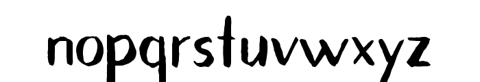 AveraSansTC-Brush Font LOWERCASE