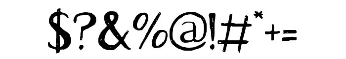 AveraSansTC-Sketch Font OTHER CHARS