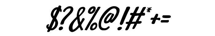 Avondale Italic Font OTHER CHARS
