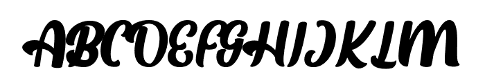 BEACHPARTY-Regular Font UPPERCASE