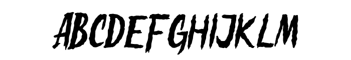 Babadook Font UPPERCASE