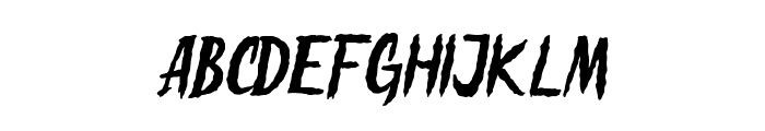 Babadook Font LOWERCASE