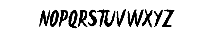 Babadook Font LOWERCASE