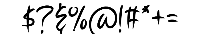 Bahron Medium Font OTHER CHARS