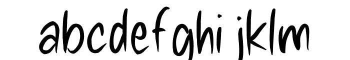 Bahron Medium Font LOWERCASE