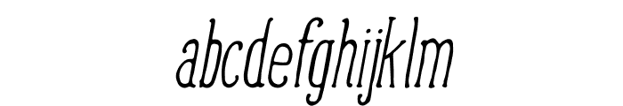 BangersandMash-Italic Font LOWERCASE