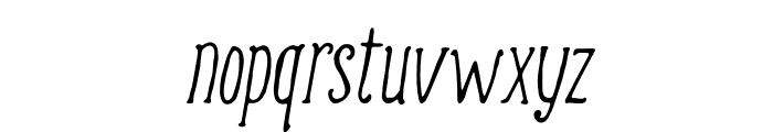 BangersandMash-Italic Font LOWERCASE