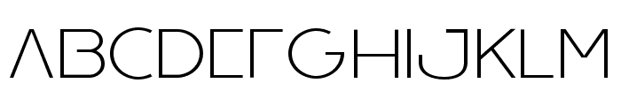 Barques Thin Font LOWERCASE