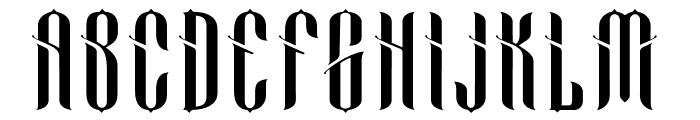 Baruna Regular Font UPPERCASE