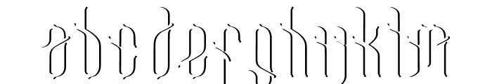 Baruna Shadow Font LOWERCASE