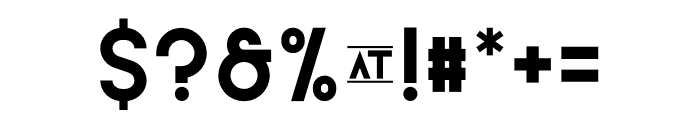 Beckman Heavy Font OTHER CHARS