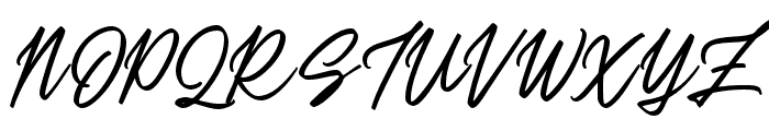 Belbing Script Regular Font UPPERCASE