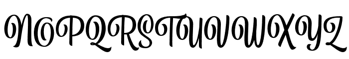 BelymonScript Font UPPERCASE