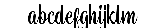 BelymonScript Font LOWERCASE