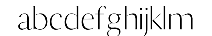 Berton Light Font LOWERCASE