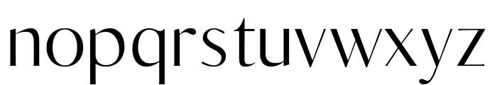 Berton Regular Font LOWERCASE