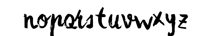 Besom Font LOWERCASE