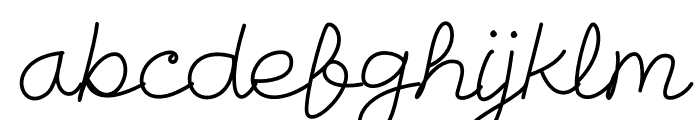 Biban Font LOWERCASE