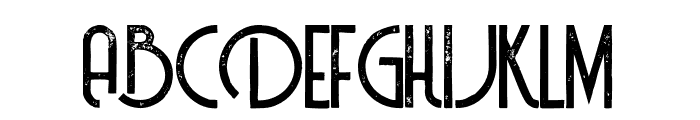 Billionaire Grunge Font UPPERCASE