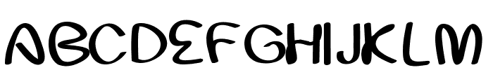Bionic Regular Font UPPERCASE