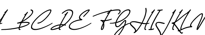 Birmingham Signature Italic Font UPPERCASE