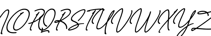 Birmingham Signature Italic Font UPPERCASE