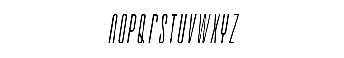 Bismark Light Italic Font LOWERCASE