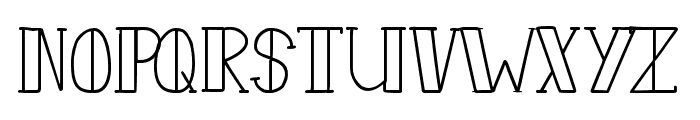 Bistro Serif Bold Font UPPERCASE