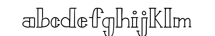 Bistro Serif Bold Font LOWERCASE
