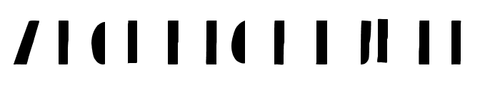 Bistro Serif Fill Font UPPERCASE