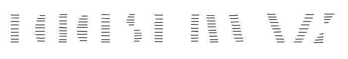 Bistro Serif Line Font UPPERCASE