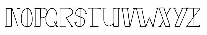 Bistro Serif Medium Font UPPERCASE