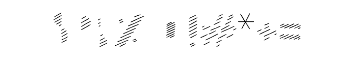 Bistro Serif Slant Font OTHER CHARS