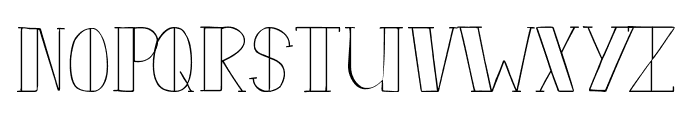 Bistro Serif Font UPPERCASE