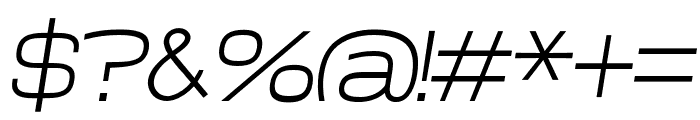 Black Italic Font OTHER CHARS