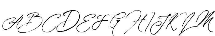 Black Pearl Script Font UPPERCASE