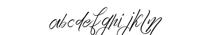 Black Pearl Script Font LOWERCASE