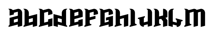 Blackbeard Font LOWERCASE