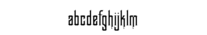 Blackborneo Font LOWERCASE