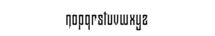 Blackborneo Font LOWERCASE