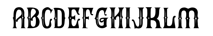 Blackheatinline Font LOWERCASE