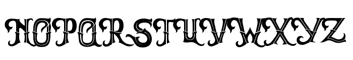 Blackromance Font UPPERCASE