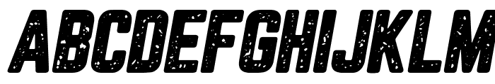 Blocklyn Grunge Italic Font UPPERCASE