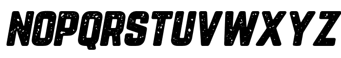 Blocklyn Grunge Italic Font LOWERCASE